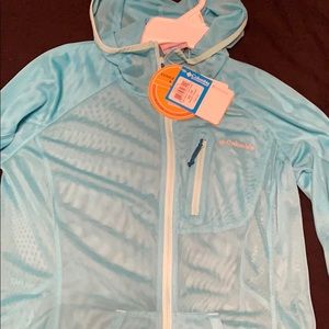 Blue mesh Columbia jacket (insect blocker)